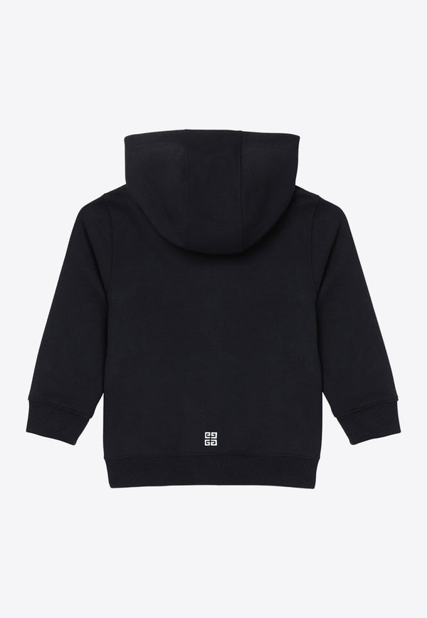 Boys Zip-Up Logo Hoodie