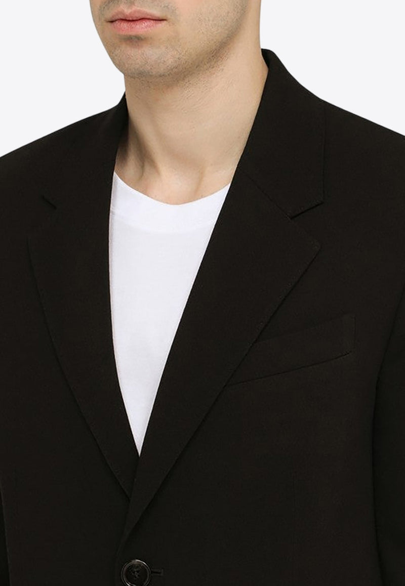 Single-Breasted Wool Blazer