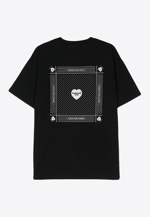 Heart Bandana Print T-shirt