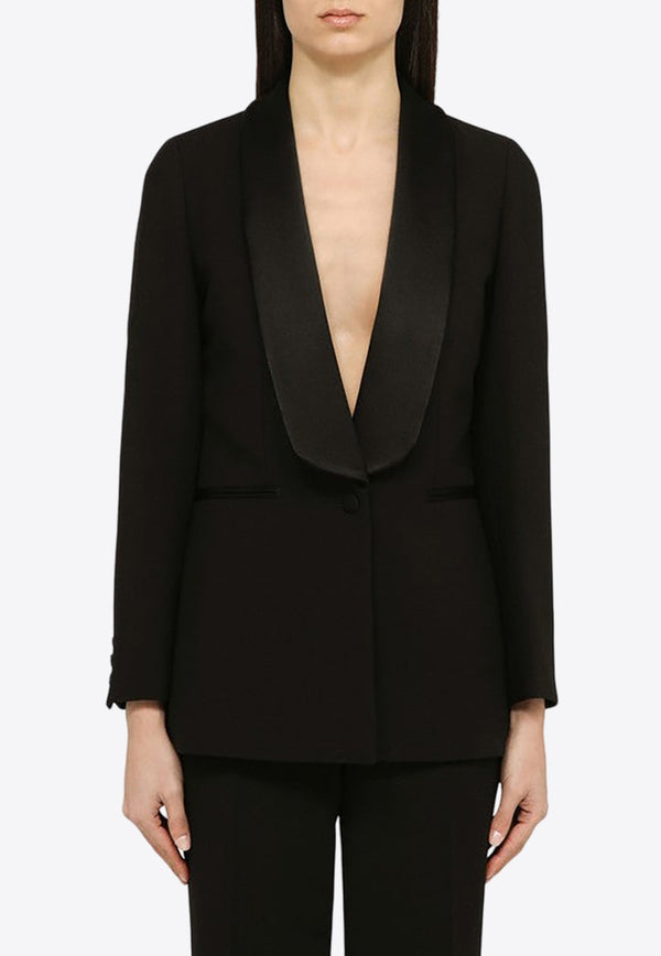 Single-Breasted Shawl-Collar Blazer