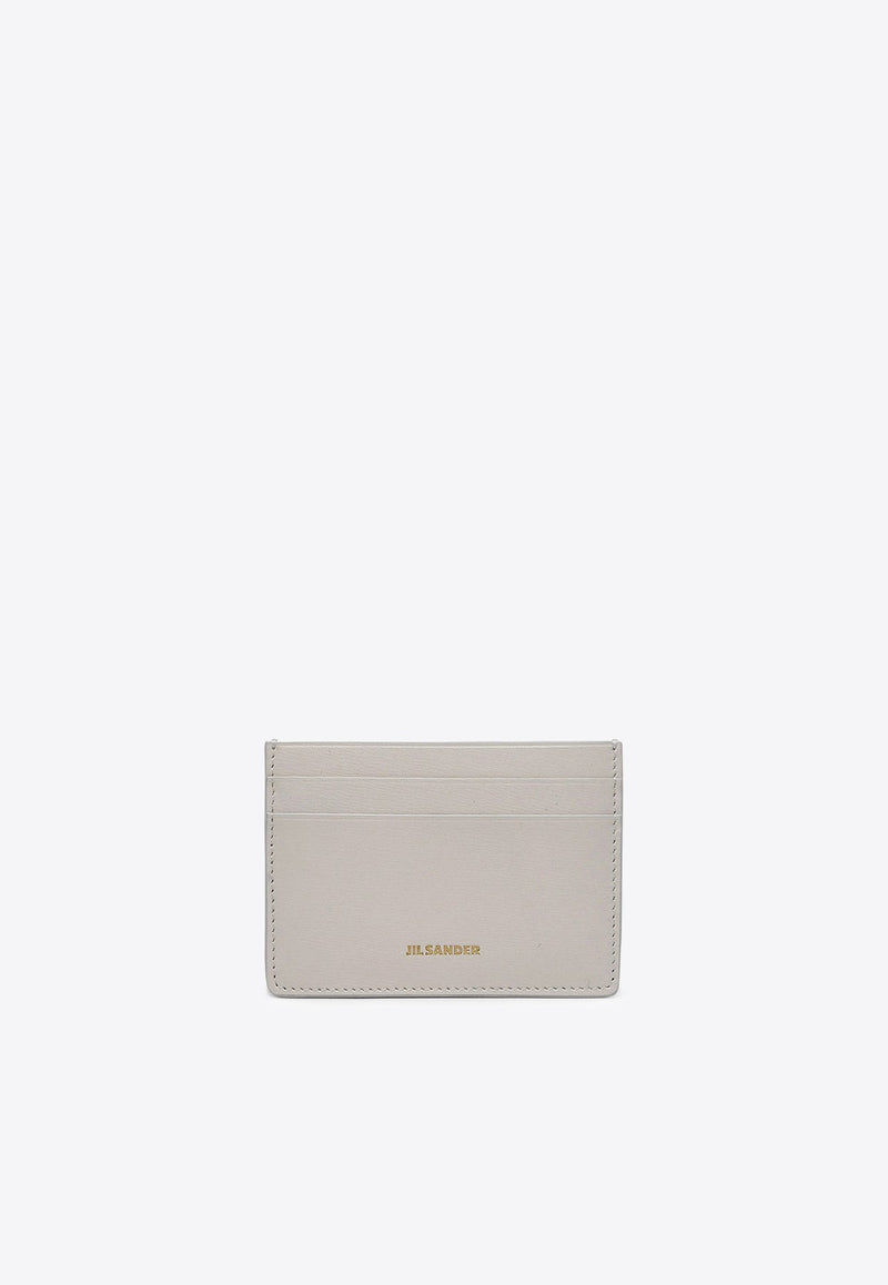 Logo Lettering Leather Cardholder