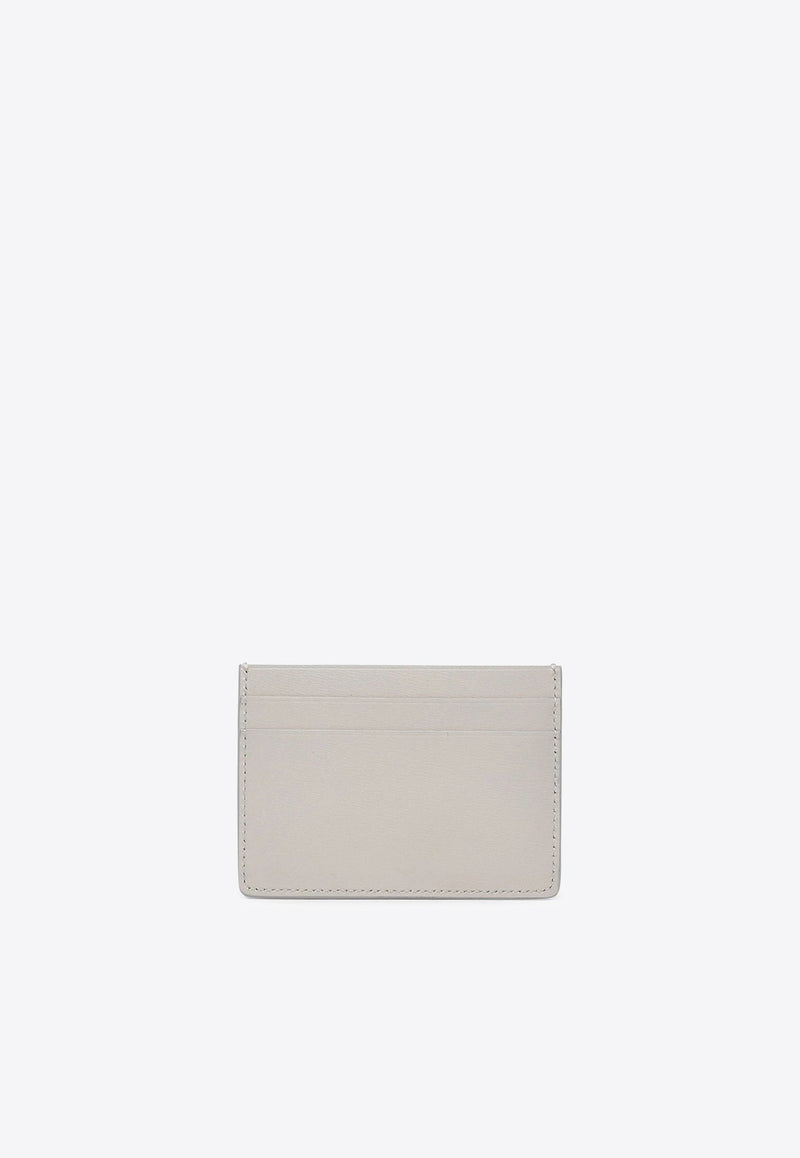 Logo Lettering Leather Cardholder