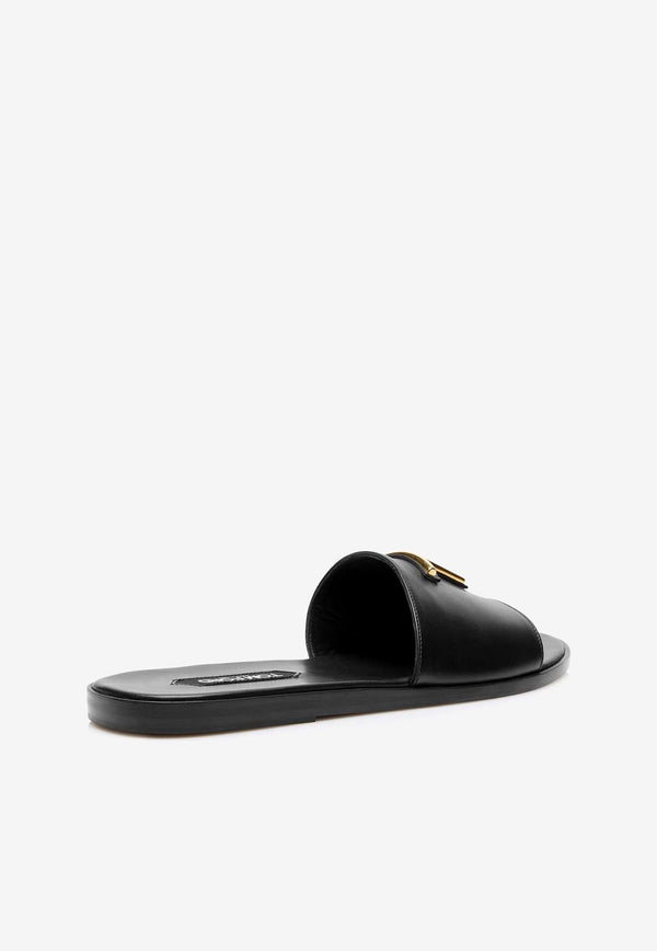 Brighton Leather Slides