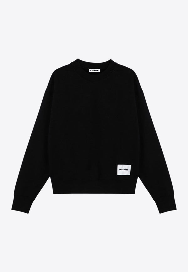 Logo Patch Crewneck Sweatshirt