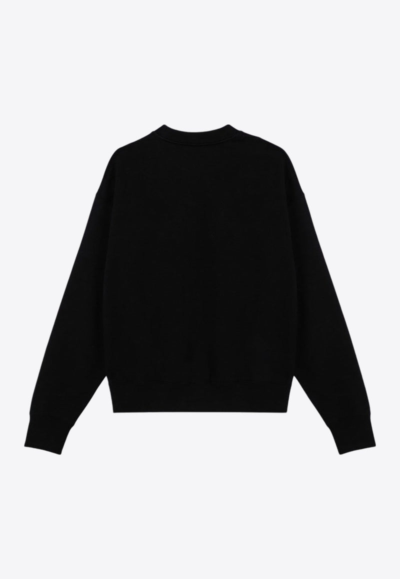 Logo Patch Crewneck Sweatshirt