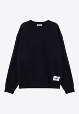 Logo Patch Crewneck Sweatshirt