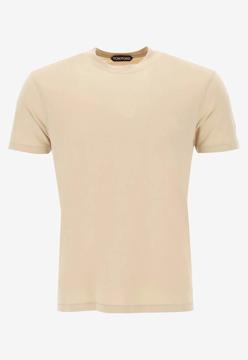 Short-Sleeved Solid T-shirt