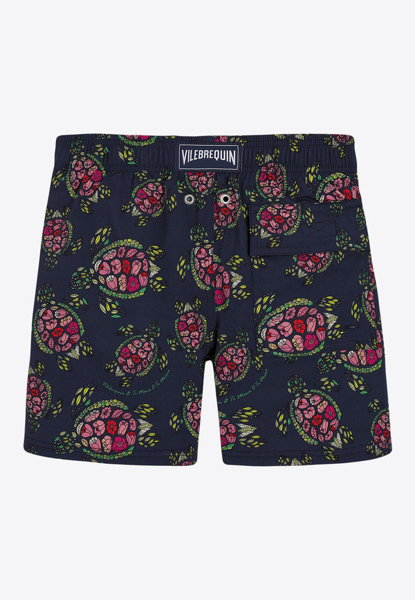 Boys Jirise Provencal Turtles Swim Shorts