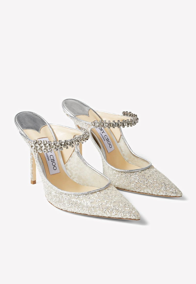 Bing 100 Glittered Tulle Mules