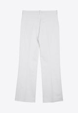 Bootcut Pressed-Crease Pants