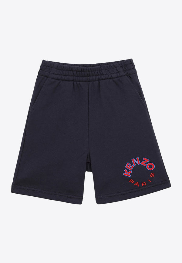 Boys Logo Embroidered Bermuda Shorts