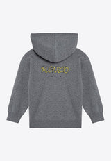 Boys Lion Patch Hoodie