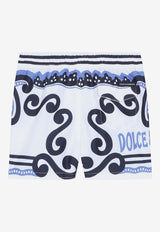 Baby Boys Marina-Printed Swim Trunks