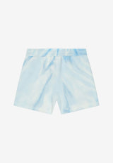 Baby Boys Tie-Dye Logo Shorts