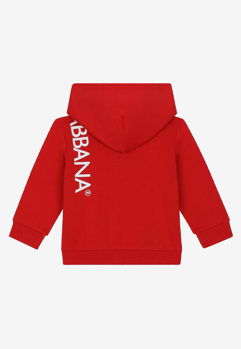 Baby Boys Logo-Print Zip-Up Hoodie