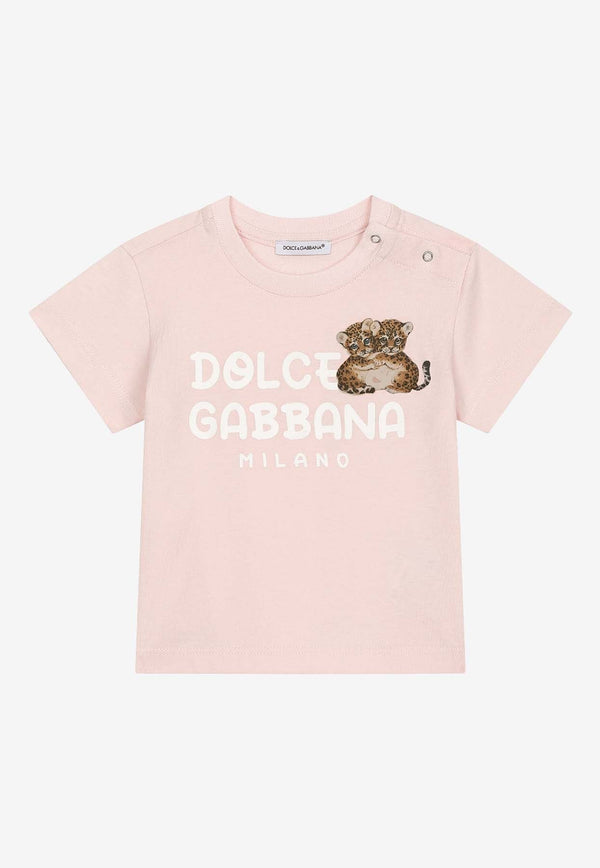 Baby Girls Logo-Printed T-shirt
