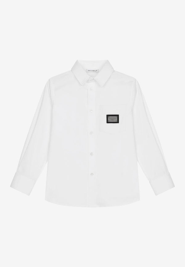 Boys Logo-Patch Shirt