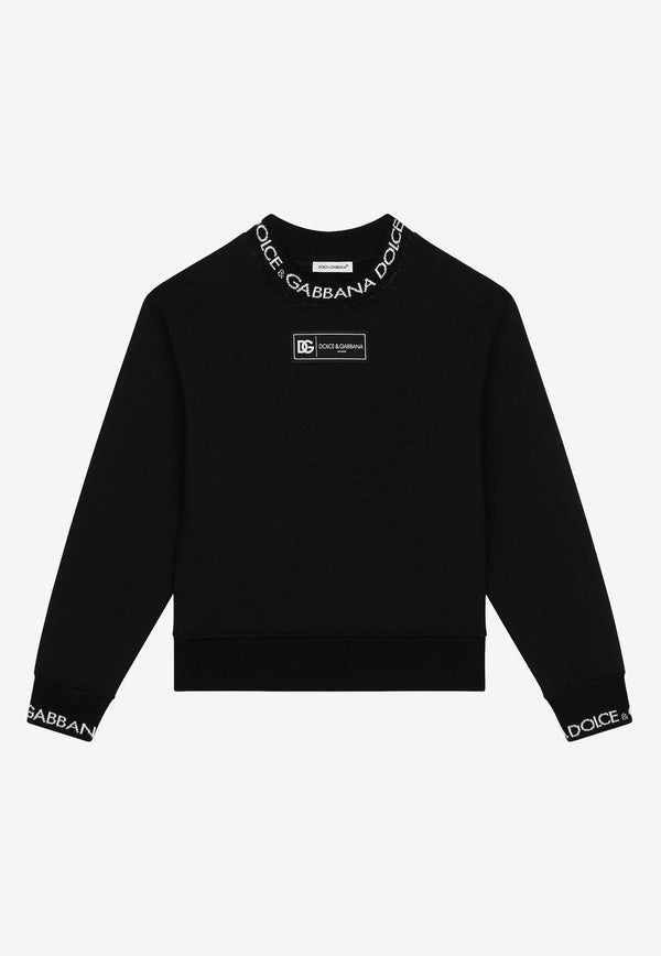 Boys Logo Label Sweatshirt