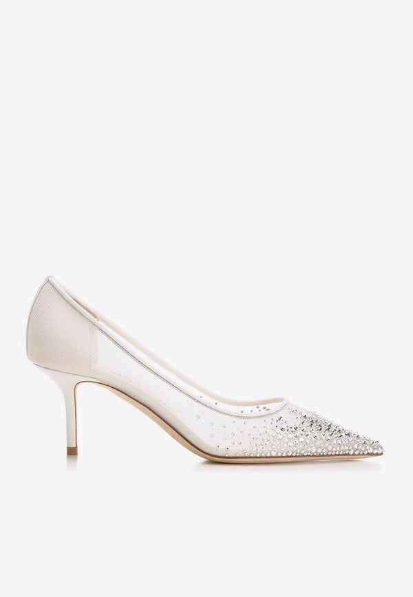 Love 65 Crystal-Embellished Pumps