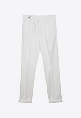 Tapered-Leg Chino Pants