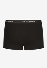 Logo Waistband Fine-Rib Boxers