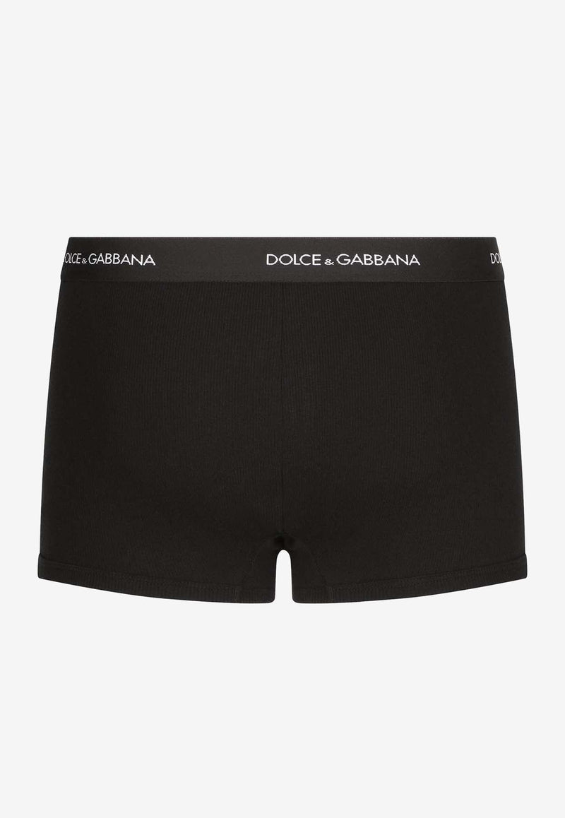 Logo Waistband Fine-Rib Boxers