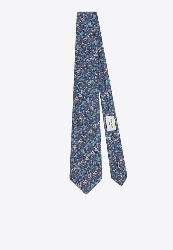 Paisley Silk Jacquard Tie