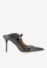Maureen 85 Pointed Mules in Leather