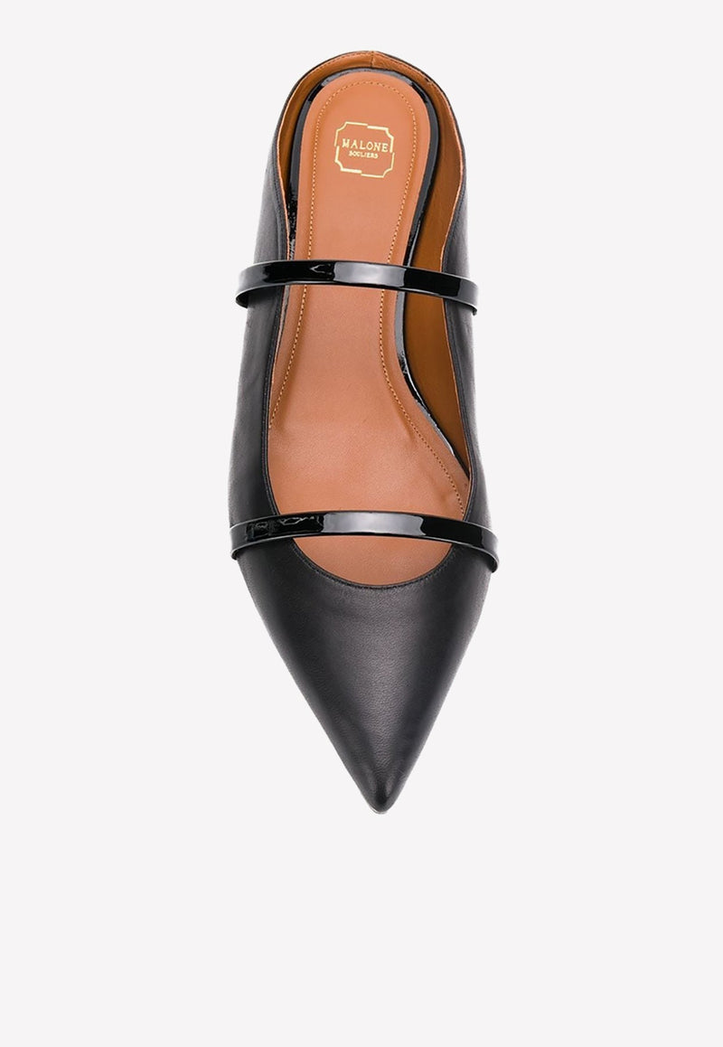 Maureen Flat Mules in Nappa Leather