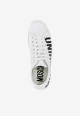 Logo Low-Top Leather Sneakers