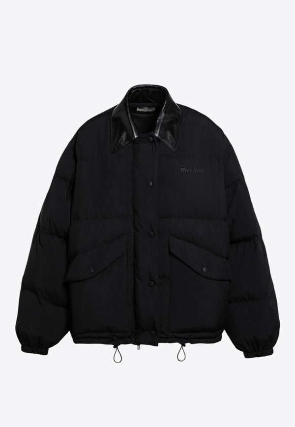 Logo Padded Zip-Up Jacket