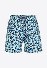 Moorea Turtles Leopard Swim Shorts