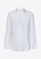 Pegaso-Embroidered Long-Sleeved Shirt