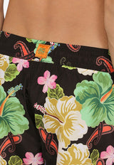 Floral Print Swim Shorts