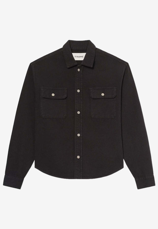 Textured Terry Classic Overshirt