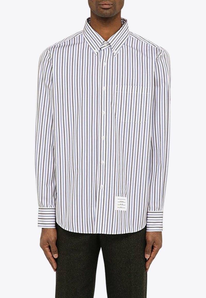 Striped Poplin Shirt