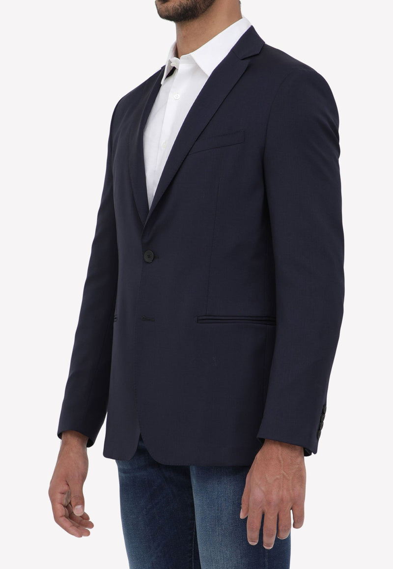 Single-Breasted Wool Blazer