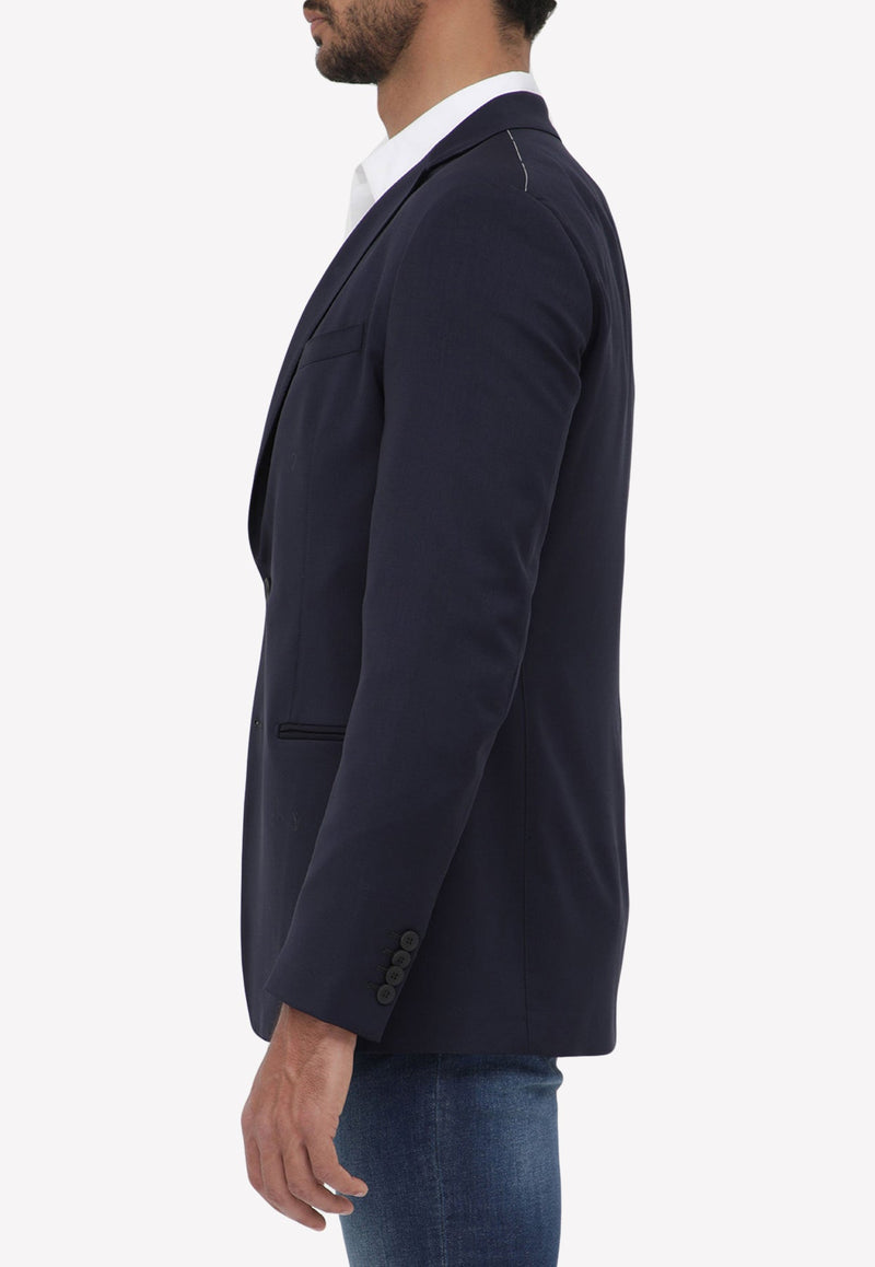 Single-Breasted Wool Blazer