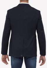 Single-Breasted Wool Blazer