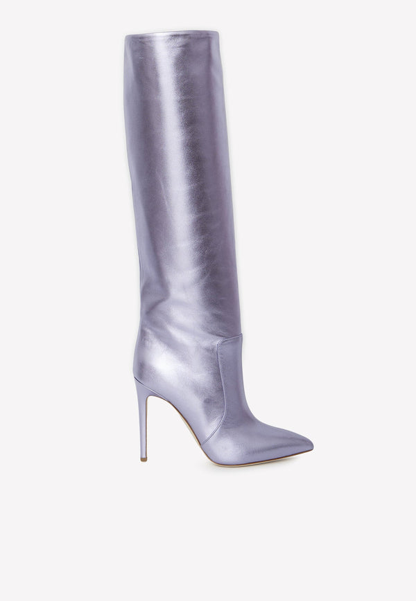 Lilac 105 Knee-High Leather Boots