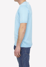 Short-Sleeved Knitted T-shirt