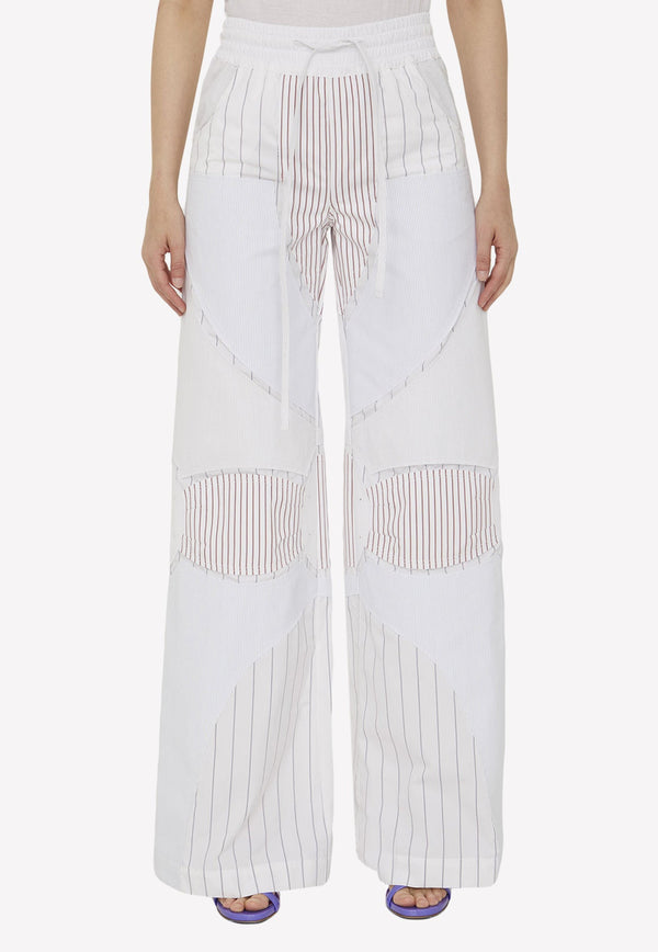 Motorcycle Wide-Leg Pants