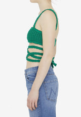 Palm Springs Knitted Cropped Top