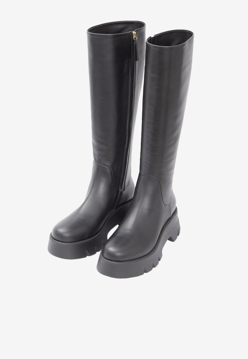 Montey Knee-High Leather Boots