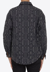 All-Over Monogram Quilted Jacket