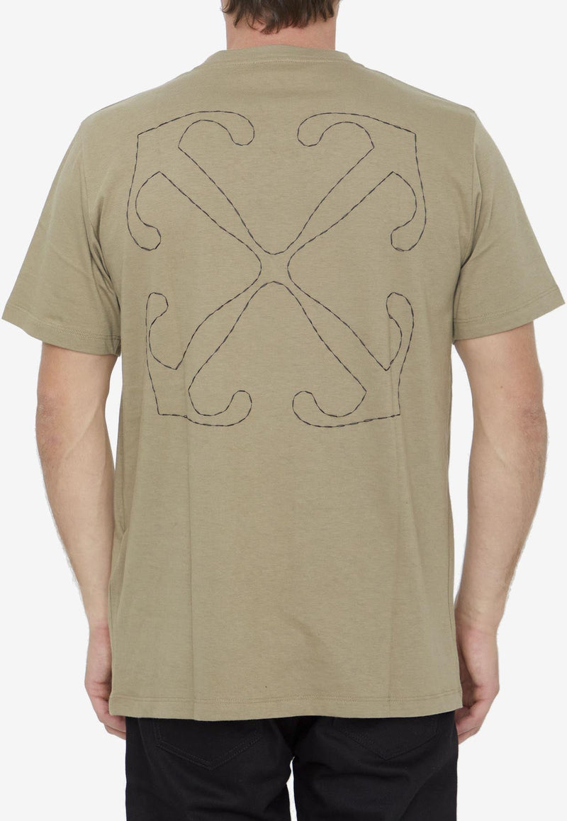 Scratch Arrow Crewneck T-shirt