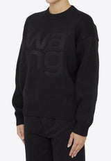 Logo Knitted Pullover Sweatshirt