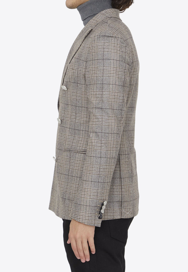 Checked Wool Blazer