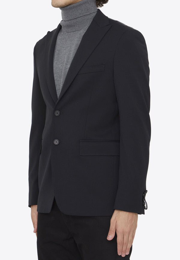 Single-Breasted Wool Blazer