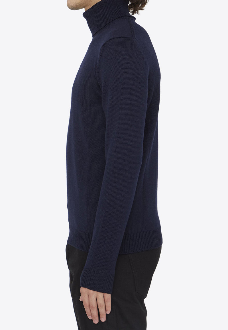 Merino Wool Turtleneck Sweater